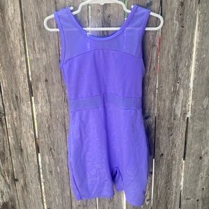 Cat and Jack purple bike leotard size small